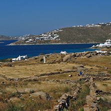 Landscape, island of Mykonos, Cyclades Islands