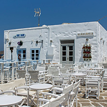 Restaurant in Naousa town, Paros island, Cyclades