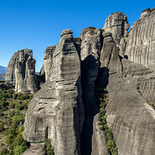 Meteora Monasteries Landscape, Greece