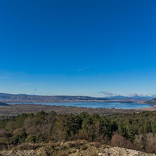 Panoramic views of Ioannina Lake, Epirus, Greece