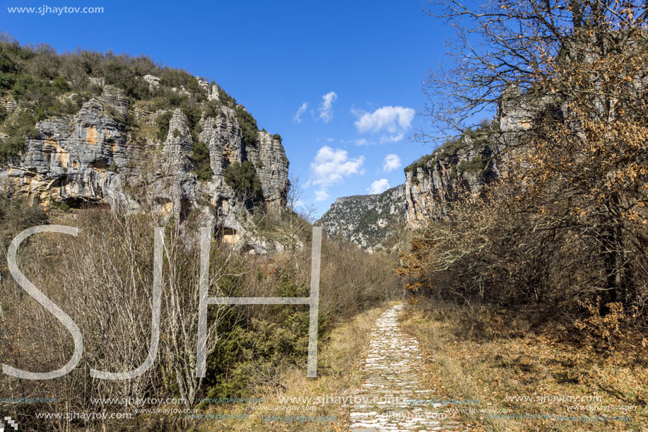 Vikos gorge and Pindus Mountains, Zagori, Epirus, Greece