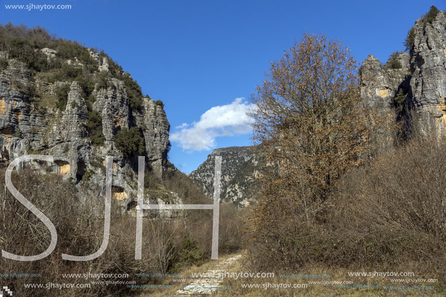 Vikos gorge and Pindus Mountains, Zagori, Epirus, Greece