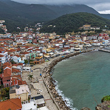 Panoramic views of Parga town, Epirus, Greece