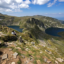 The Eye and The Kidney Lakes, The Seven Rila Lakes, Rila Mountain, Bulgaria