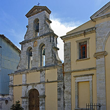 Medieval Stone Church in the Lefkada town, Ionian Islands, Greece