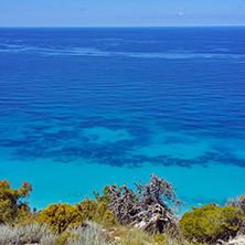 Blue Waters of the ionian sea, near Agios Nikitas Village, Lefkada, Ionian Islands, Greece