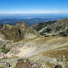 Panorama from Malyovitsa peak, Rila Mountain, Bulgaria