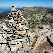 Orlovets peak view from Malyovitsa, Rila Mountain, Bulgaria
