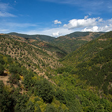 Amazing view of Green Landscape of Ograzhden Mountain, Bulgaria