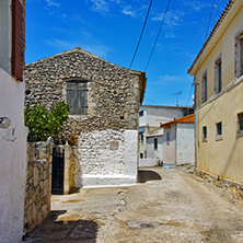 Typical village with old houses,  Zakynthos island, Greece