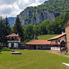 Amazing view of Poganovo Monastery of St. John the Theologian and Erma River Gorge, Serbia