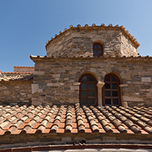 Back view of Church of Panagia Ekatontapiliani in Parikia, Paros island, Cyclades, Greece