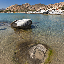 Clean Waters of kolymbithres beach, Paros island, Cyclades, Greece