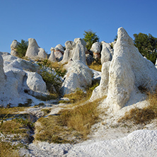 Amazing view of Rock phenomenon Stone Wedding near town of Kardzhali, Bulgaria