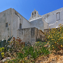 Small Church in the fortress in Chora town, Naxos Island, Cyclades, Greece