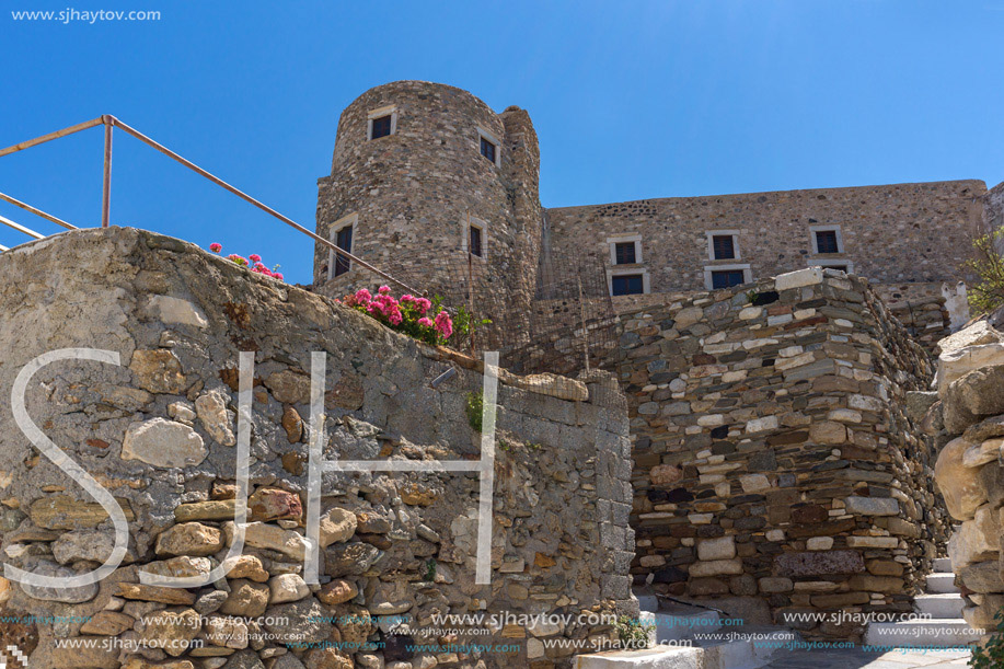 Fortress in Chora town, Naxos Island, Cyclades, Greece