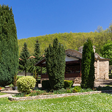 Spring view of Temski monastery St. George, Pirot Region, Republic of Serbia