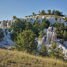 Amazing view of Rock phenomenon Stone Wedding near town of Kardzhali, Bulgaria