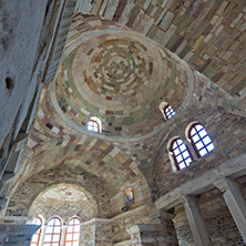 Inside view of Panagia Ekatontapiliani church  in Parikia, Paros island, Cyclades, Greece