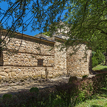 Red bricks of Church of Temski monastery St. George, Pirot Region, Republic of Serbia