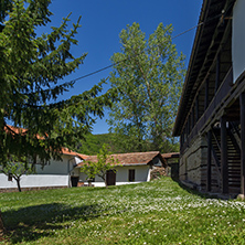 Courtyard and church of Temski monastery St. George, Pirot Region, Republic of Serbia