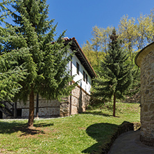 Courtyard and church of Temski monastery St. George, Pirot Region, Republic of Serbia