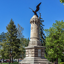Monument to fallen soldiers during the Serbian-Ottoman War, age 1876–1877, town of Pirot, Republic of Serbia