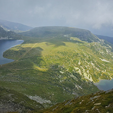 Clouds over The Kidney and The Twin lakes, The Seven Rila Lakes, Bulgaria
