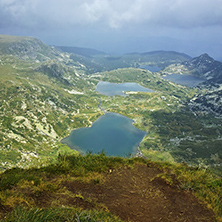 The Twin,  the Trefoil , The fish and The Lower lakes, The Seven Rila Lakes, Bulgaria