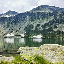 Amazing Landscape of Banderishki Chukar Peak and The Fish Lake, Pirin Mountain, Bulgaria