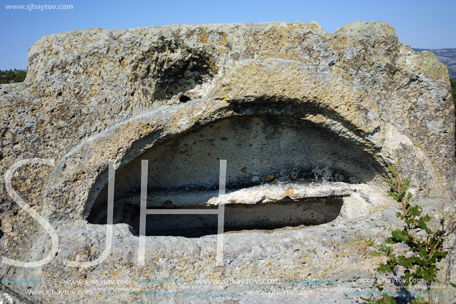 Ruins of Antique Thracian sanctuary Tatul, Kardzhali Region, Bulgaria