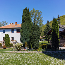 Panoramic view of Temski monastery St. George, Pirot Region, Republic of Serbia