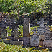 Medieval cemetery in Temski monastery St. George, Pirot Region, Republic of Serbia