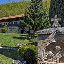 Inner courtyard of Temski monastery St. George, Pirot Region, Republic of Serbia