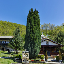 Panorama of Temski monastery St. George, Pirot Region, Republic of Serbia