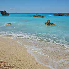 Amazing landscape of Katisma Beach, Lefkada, Ionian Islands, Greece