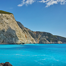 Amazing Landscape of Porto Katsiki Beach, Lefkada, Ionian Islands, Greece