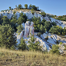 Amazing view of Rock phenomenon Stone Wedding near town of Kardzhali, Bulgaria