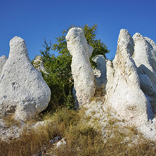 Panoramic view Rock phenomenon Stone Wedding near town of Kardzhali, Bulgaria