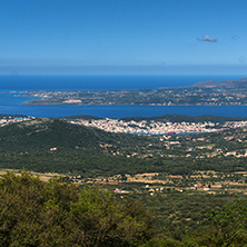 Amazing Panorama of Argostoli town, Kefalonia, Ionian islands, Greece