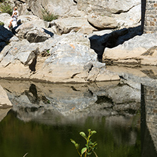 Stone like Devil in Arda river and Rhodopes mountain, Kardzhali Region, Bulgaria