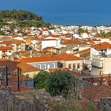 Panoramic view of Nafpaktos town, Western Greece