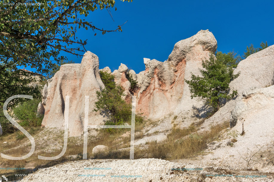 Amazing view of Rock phenomenon Stone Wedding near town of Kardzhali, Bulgaria