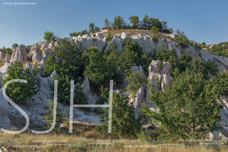 Amazing Panorama of Rock phenomenon Stone Wedding near town of Kardzhali, Bulgaria