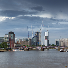 Cityscape of London from Westminster Bridge, England, United Kingdom