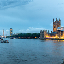Night Cityscape of London from Westminster Bridge, England, United Kingdom