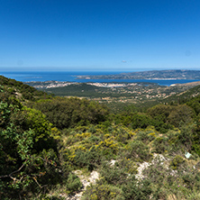 Amazing panoramic view of Argostoli town, Kefalonia, Ionian islands, Greece