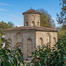 Autumn view of medieval  Zemen Monastery, Pernik Region, Bulgaria