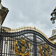 Entrance of Buckingham Palace London, England, Great Britain