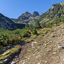 Trail to climbing Malyovitsa peak, Rila Mountain, Bulgaria